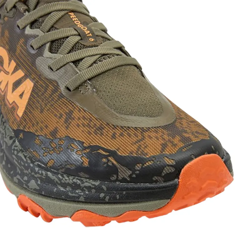 Hoka One One Men's Speedgoat 6 WIDE - Antique Olive/Squash-5