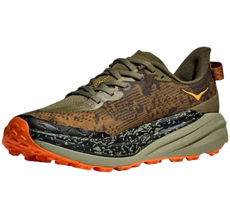 Hoka One One Men's Speedgoat 6 WIDE - Antique Olive/Squash-3