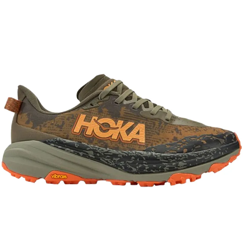 Hoka One One Men's Speedgoat 6 WIDE - Antique Olive/Squash