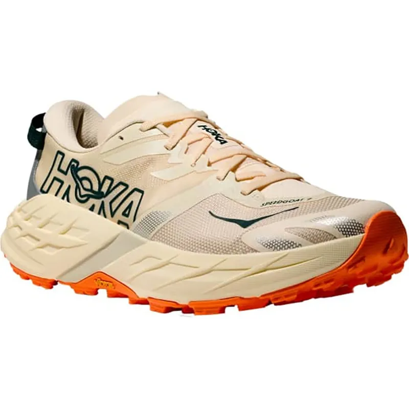 Hoka One One Men's Speedgoat 7 Vintage Yellow/Turmeric-2