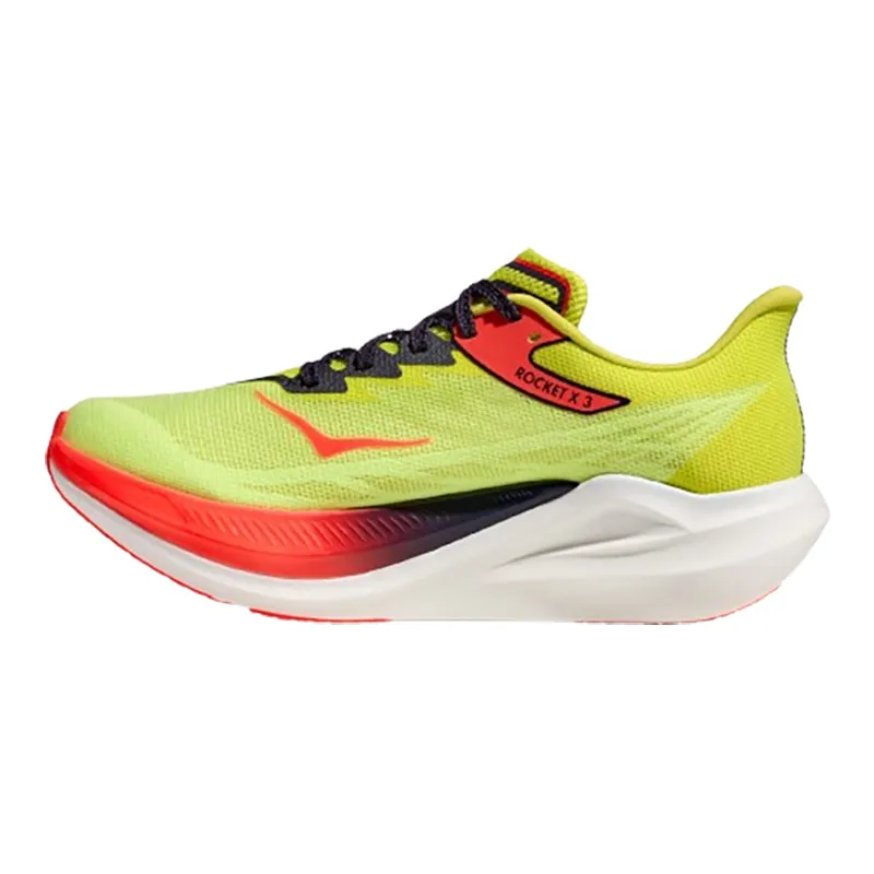 Hoka One One Rocket X 3 Neon Yuzu/Squid Ink-1