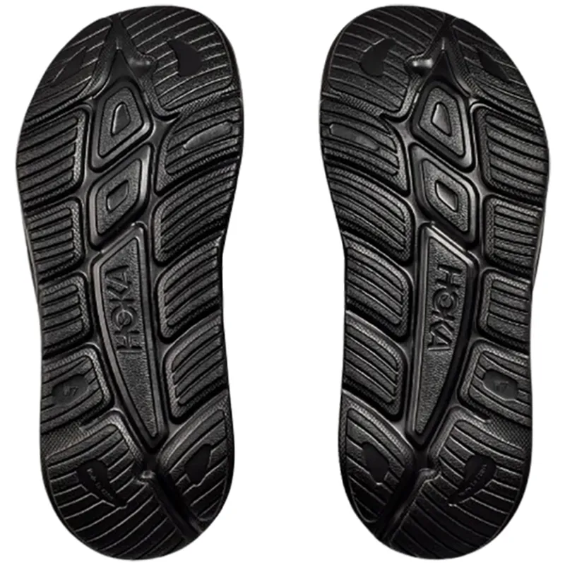 Hoka One One Unisex Ora Athletic Slide Black/White-7