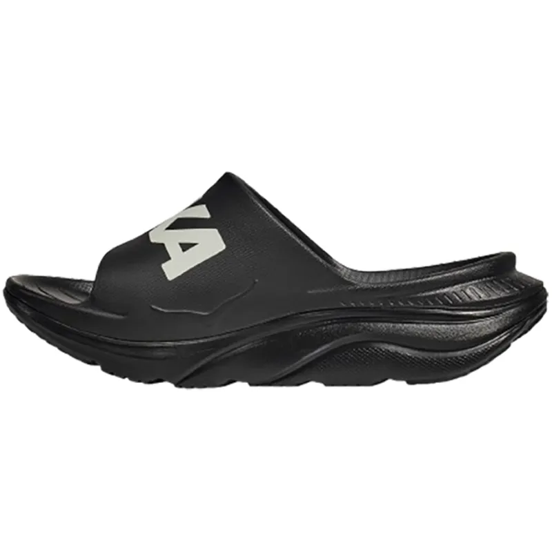 Hoka One One Unisex Ora Athletic Slide Black/White-3
