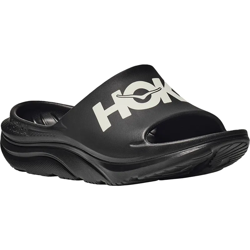 Hoka One One Unisex Ora Athletic Slide Black/White