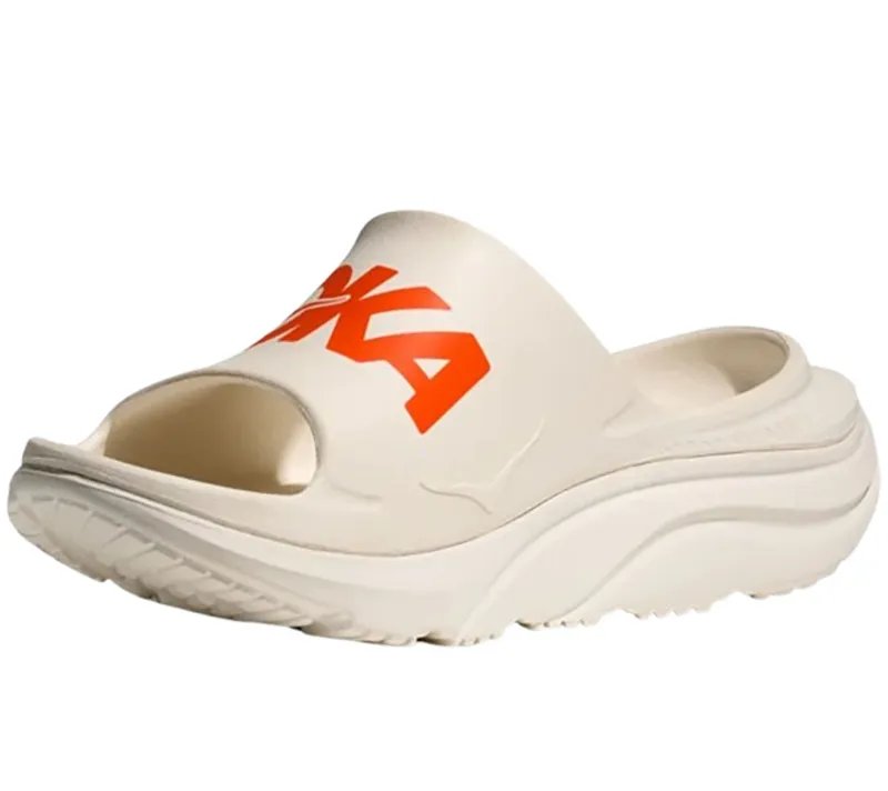 Hoka One One Unisex Ora Athletic Slide Frost/Lava-3