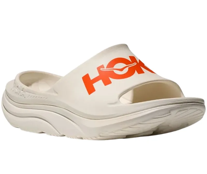 Hoka One One Unisex Ora Athletic Slide Frost/Lava-2