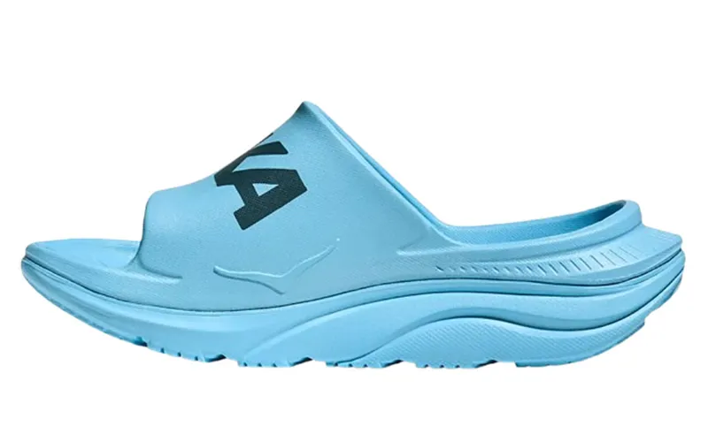 Hoka One One Unisex Ora Athletic Slide Soaring Blue/Faded Navy-1