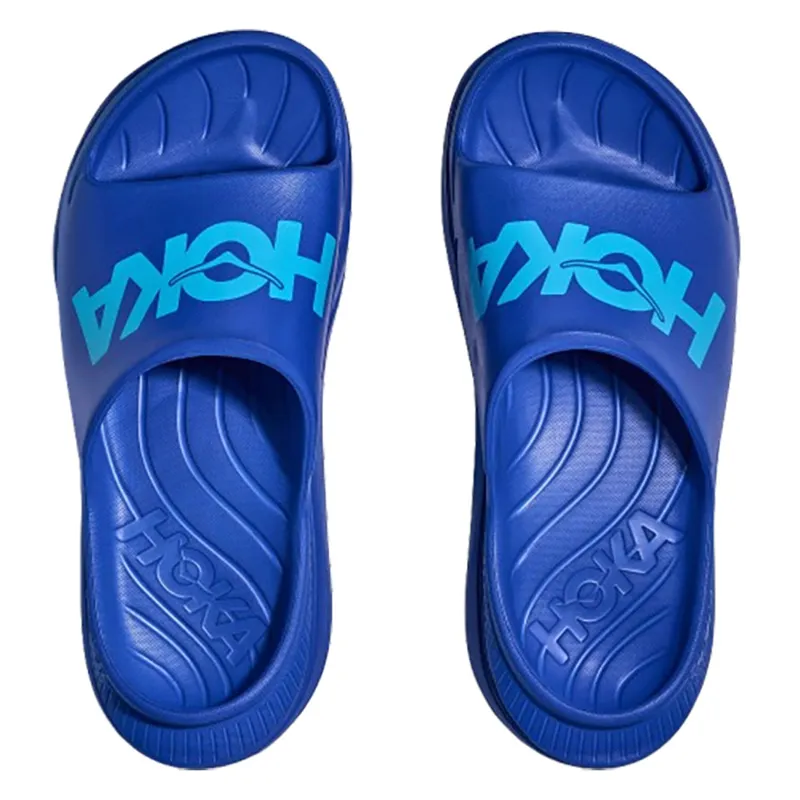 Hoka One One Unisex Ora Athletic Slide Ultramarine/Skyward Blue-6