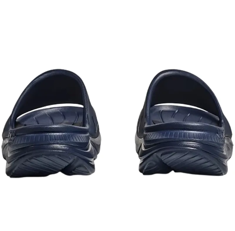 Hoka One One Unisex Ora Athletic Slide Varsity Navy/White-5
