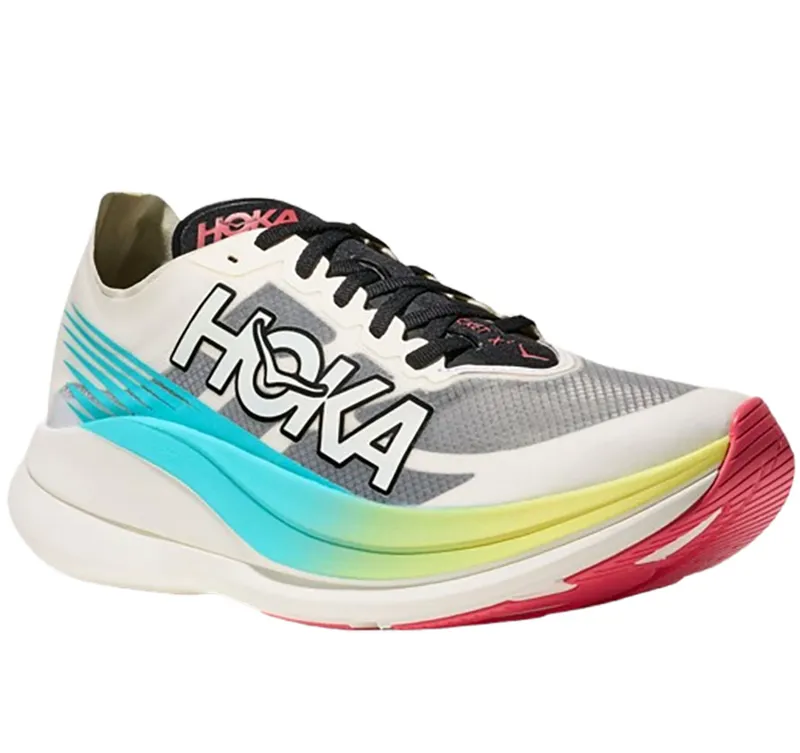 Hoka One One Unisex Rocket X 2 Yuzu/Cielo Blue-2