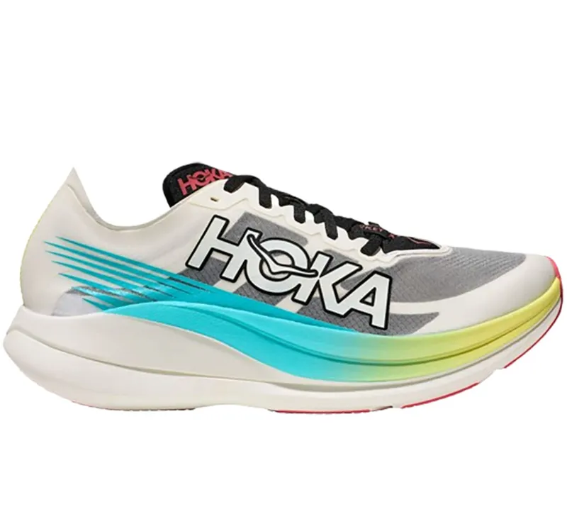 Hoka One One Unisex Rocket X 2 Yuzu/Cielo Blue