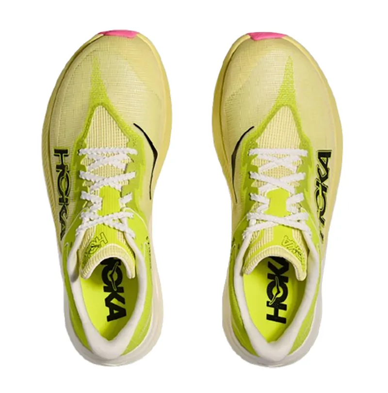 Hoka One One Unisex Rocket X 3 Sunlight/Neon Hoka Citrus-6