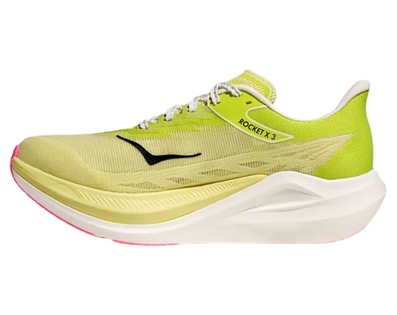 Hoka One One Unisex Rocket X 3 Sunlight/Neon Hoka Citrus-1