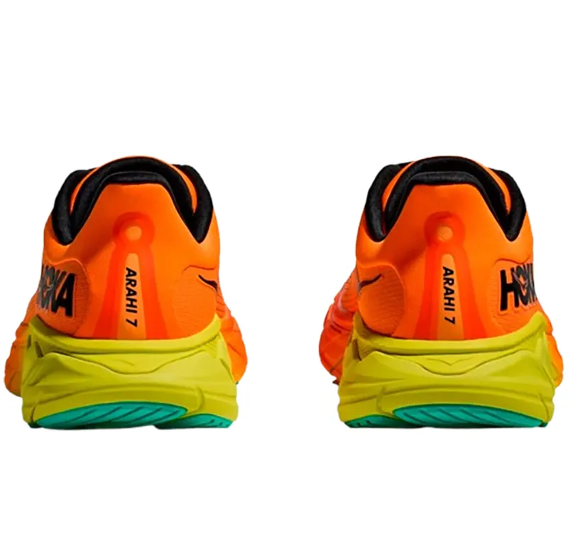 Hoka One One Women's Arahi 7 Electric Tangerine/Black-5