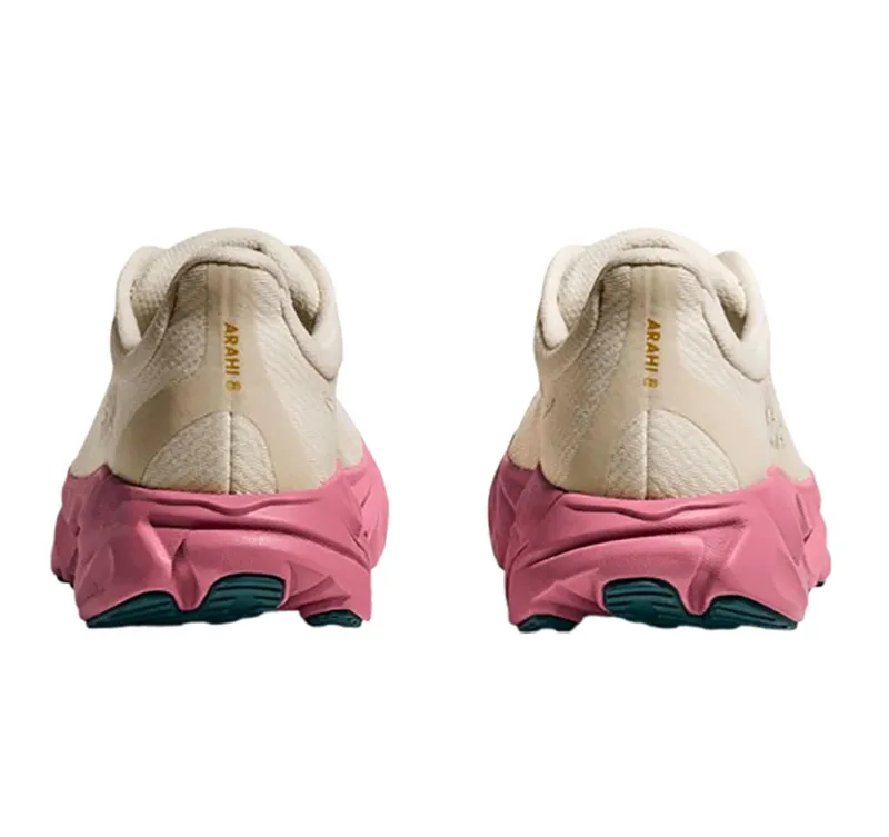 Hoka One One Women's Arahi 8 Alabaster/Lingonberry-5