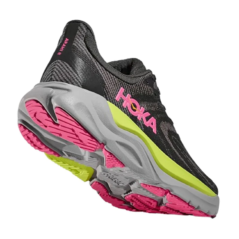 Hoka One One Women's Arahi 8 Charcoal Grey/Grey Skies-4