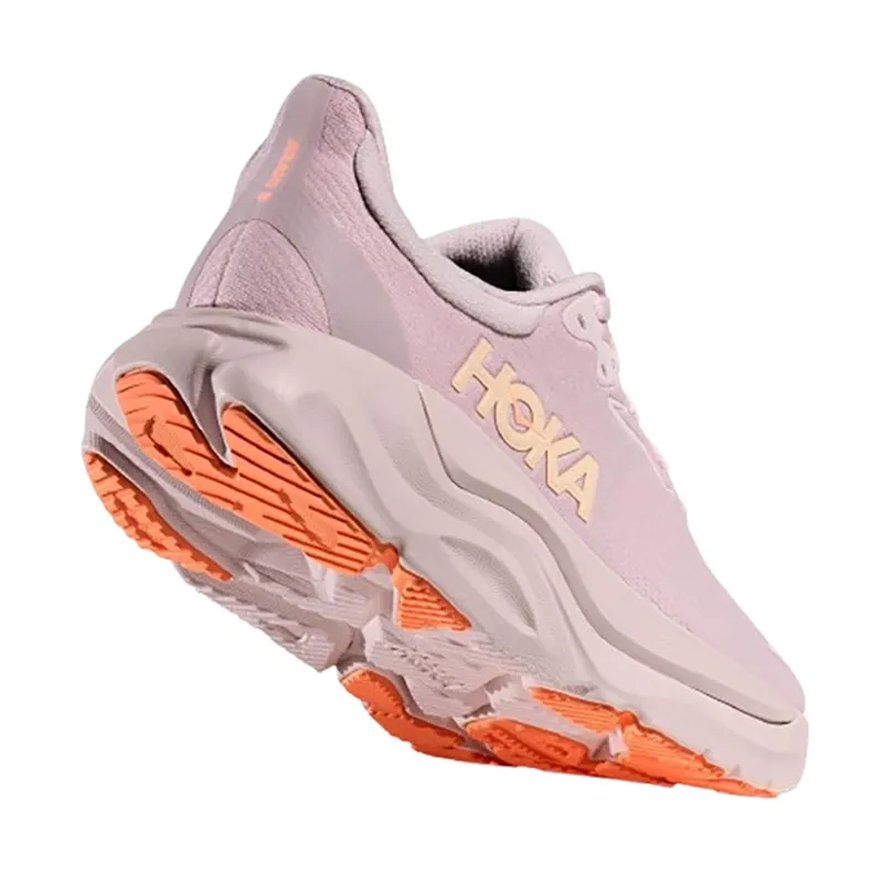 Hoka One One Women's Arahi 8 Lilac Cream/Neon Cantaloupe-4