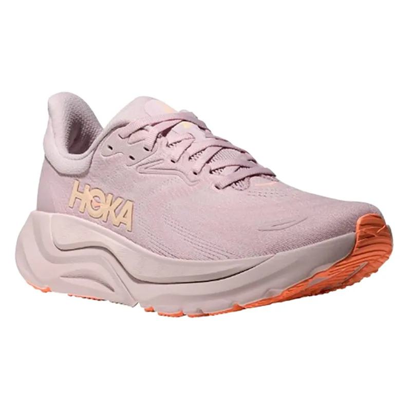 Hoka One One Women's Arahi 8 Lilac Cream/Neon Cantaloupe-2