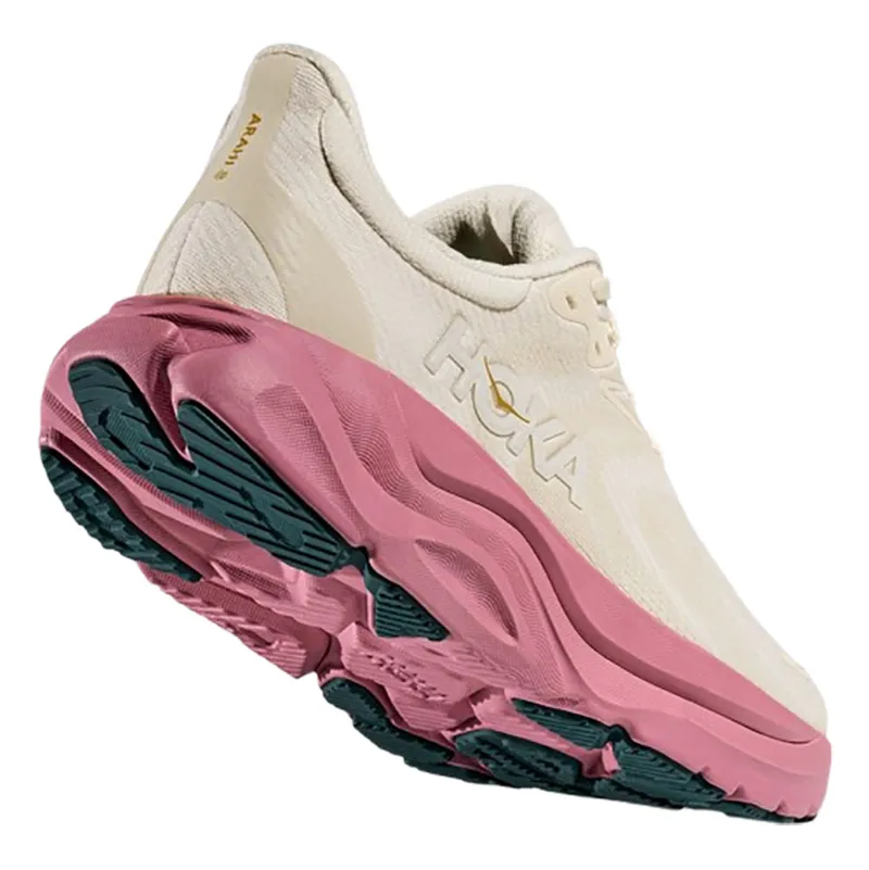 Hoka One One Women's Arahi 8 Wide Alabaster/Lingonberry-4