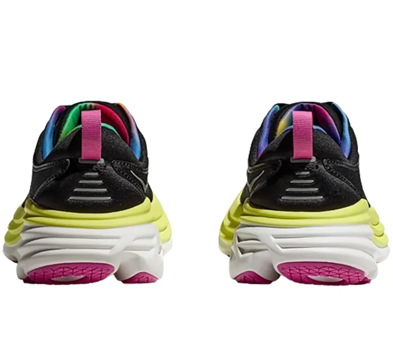 Hoka One One Women's Bondi 8 Black/Citrus Glow-5
