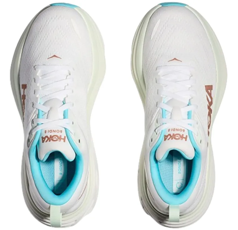 Hoka One One Women's Bondi 8 Frost/Rose Gold-6