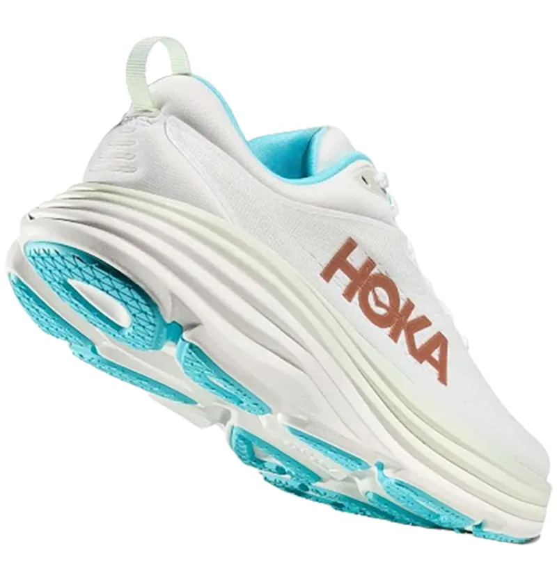 Hoka One One Women's Bondi 8 Frost/Rose Gold-4