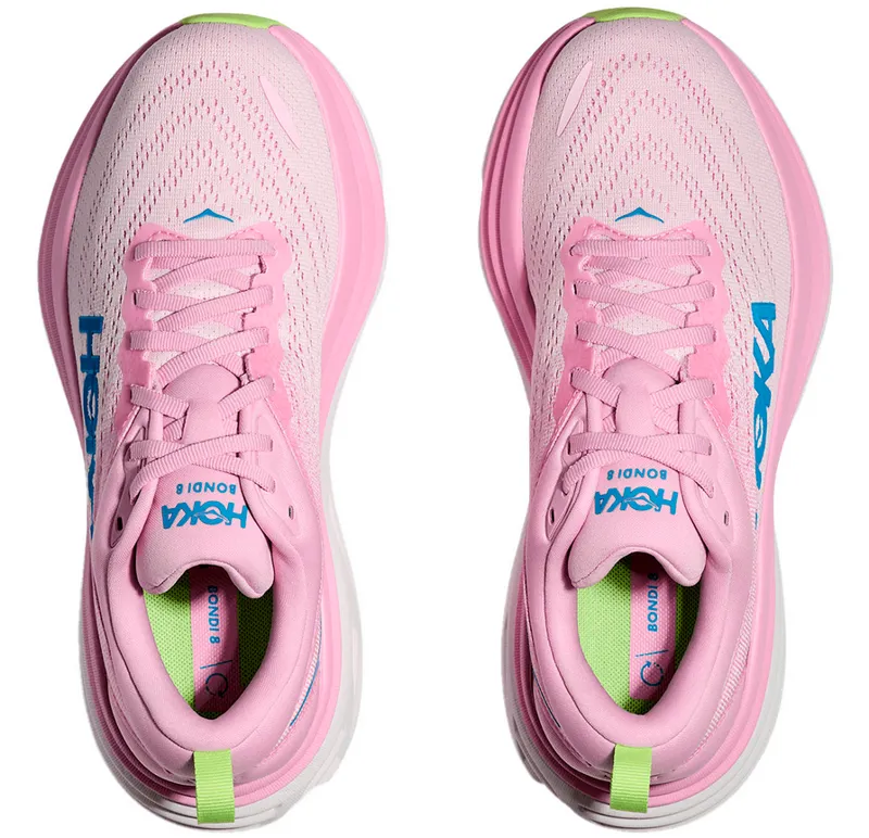 Hoka One One Women's Bondi 8 Pink Twilight/Waterpark-6