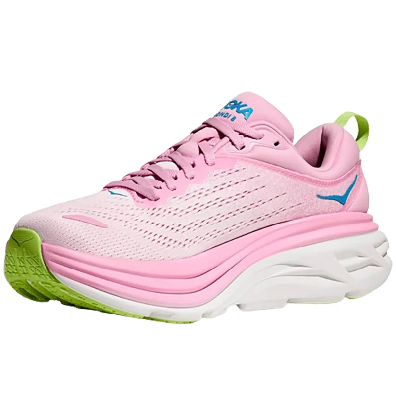 Hoka One One Women's Bondi 8 Pink Twilight/Waterpark-3