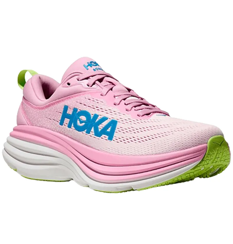 Hoka One One Women's Bondi 8 Pink Twilight/Waterpark-2