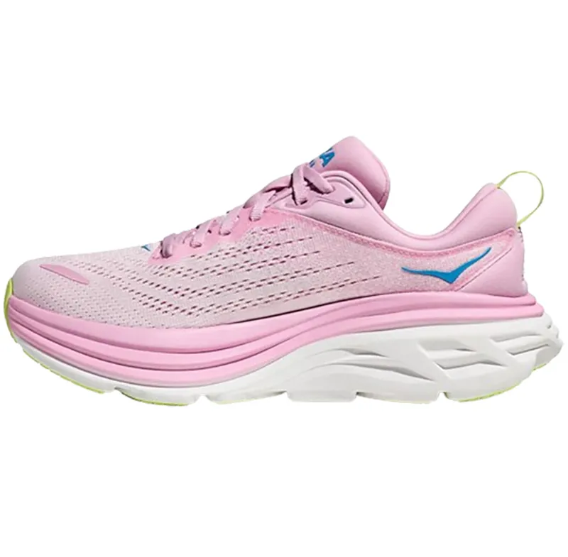 Hoka One One Women's Bondi 8 Pink Twilight/Waterpark-1