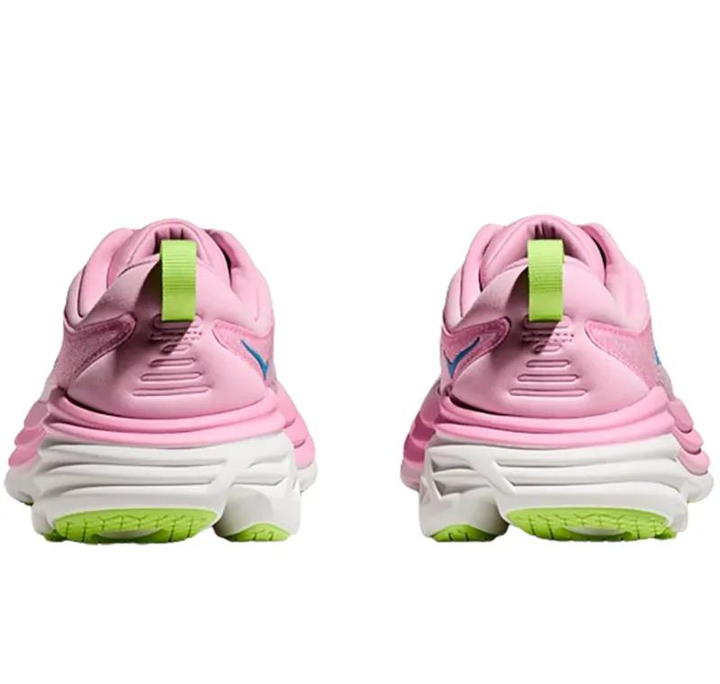 Hoka One One Women's Bondi 8 WIDE Pink Twilight/Waterpark-5