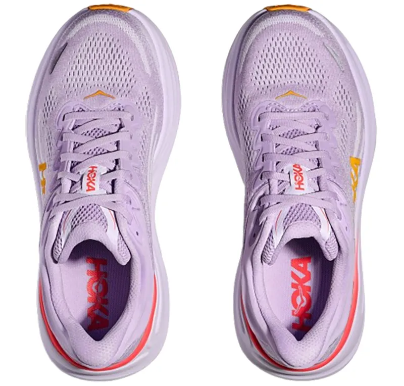 Hoka One One Women's Bondi 9 Aster Flower/Starlight Glow-5