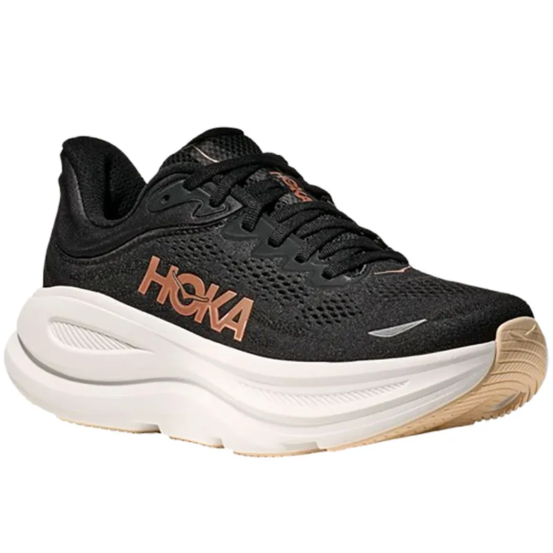 Hoka One One Women's Bondi 9 Black/Rose Gold-2