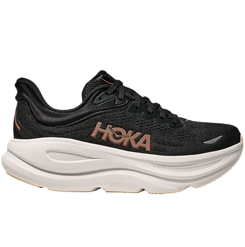 Hoka One One Women's Bondi 9 Black/Rose Gold