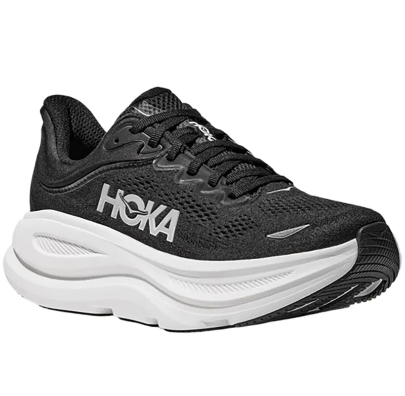 Hoka One One Women's Bondi 9 Black/White-2