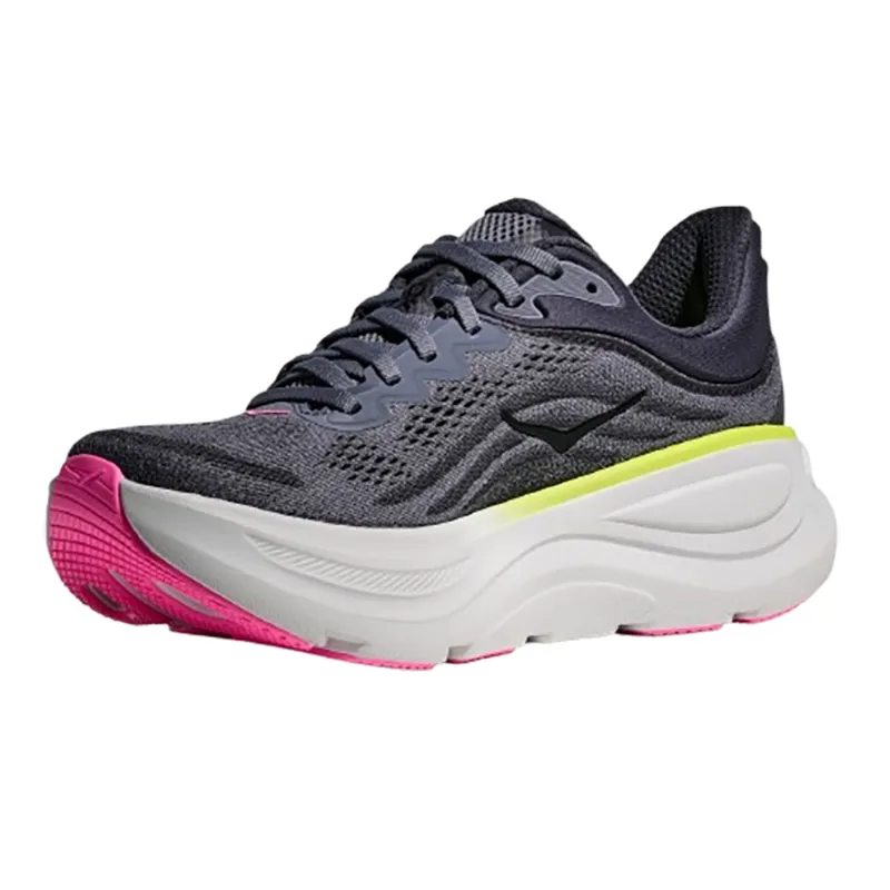 Hoka One One Women's Bondi 9 Charcoal Grey/Grey Skies-3