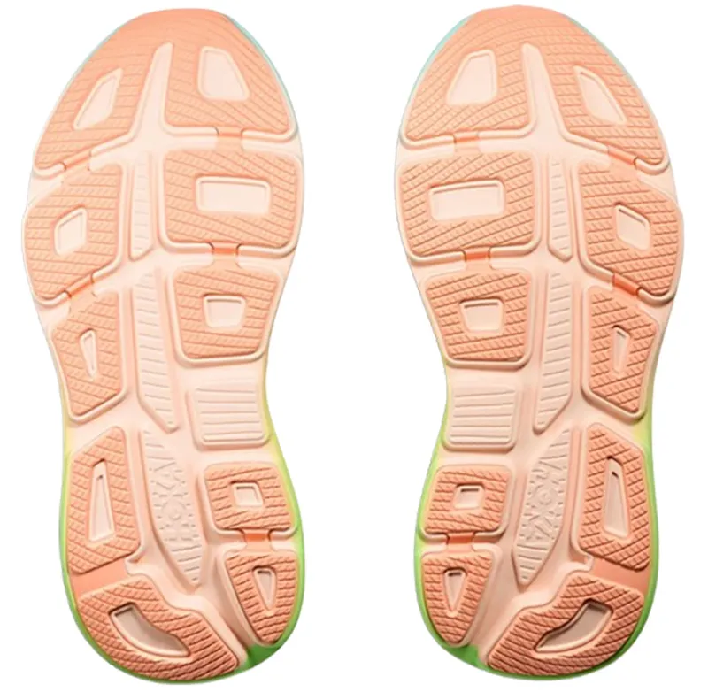 Hoka One One Women's Bondi 9 Frost/Pale Tangerine-7