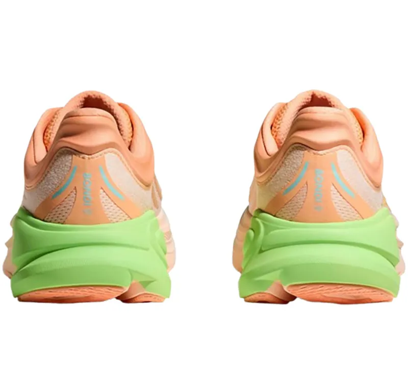 Hoka One One Women's Bondi 9 Frost/Pale Tangerine-5