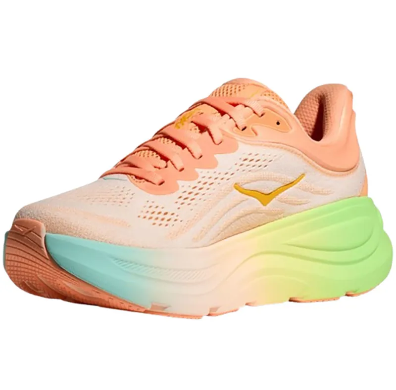 Hoka One One Women's Bondi 9 Frost/Pale Tangerine-3