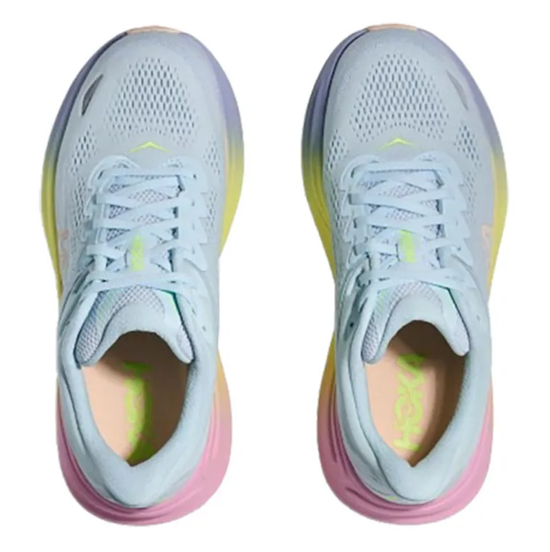 Hoka One One Women's Bondi 9 Glimmering Blue/Overcast-6