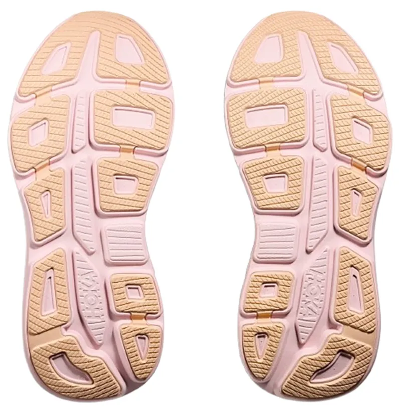 Hoka One One Women's Bondi 9 Lilac Cream/Tangerine Glow-7