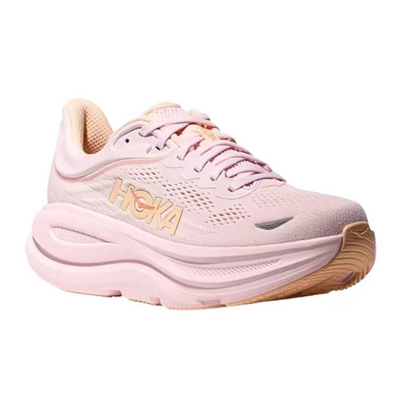 Hoka One One Women's Bondi 9 Lilac Cream/Tangerine Glow-2
