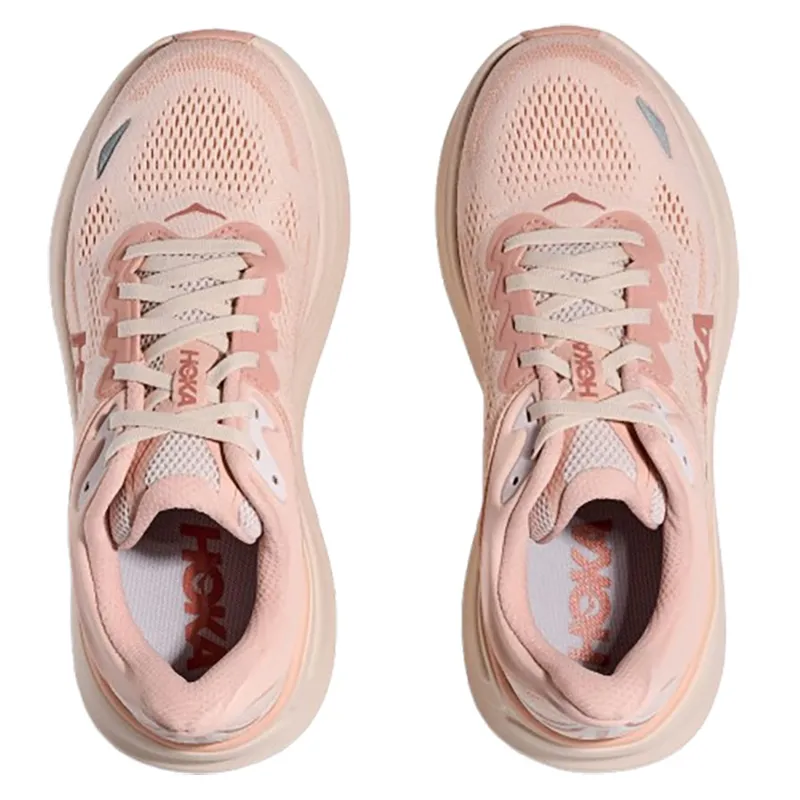 Hoka One One Women's Bondi 9 Rose Latte/Rose Cream-6
