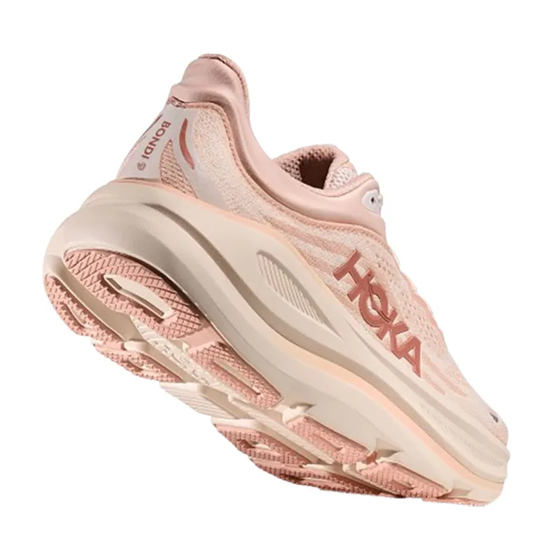 Hoka One One Women's Bondi 9 Rose Latte/Rose Cream-4