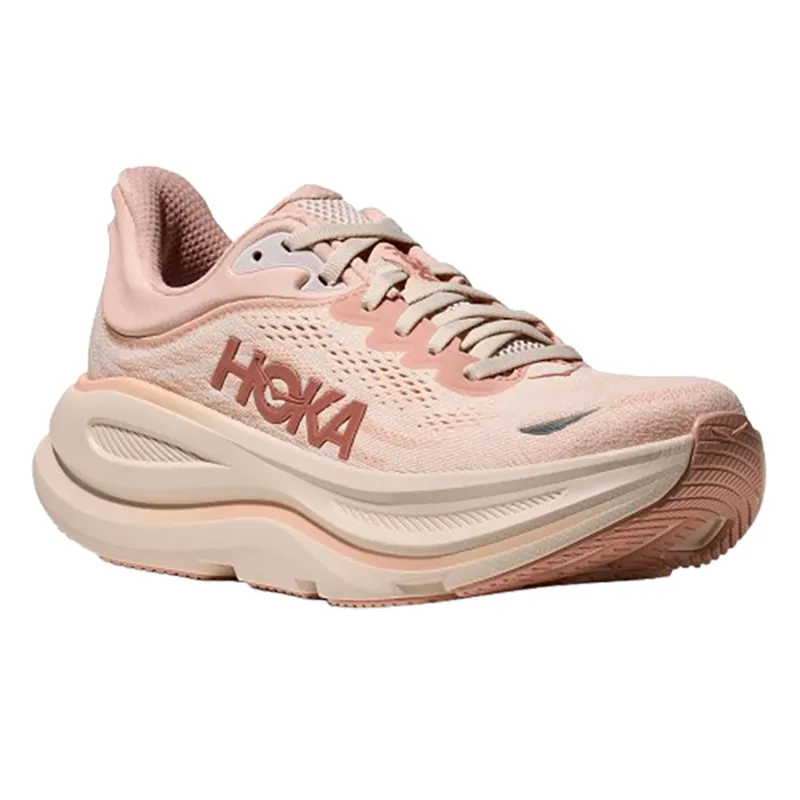Hoka One One Women's Bondi 9 Rose Latte/Rose Cream-2