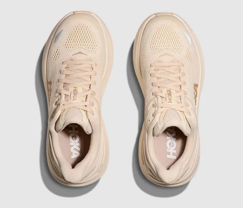 Hoka One One Women's Bondi 9 Shoe Vanilla/Birch-4