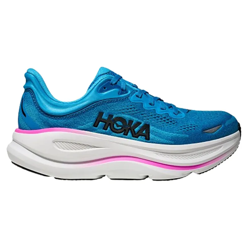 Hoka One One Women's Bondi 9 Skyward Blue/Neon Fuchsia