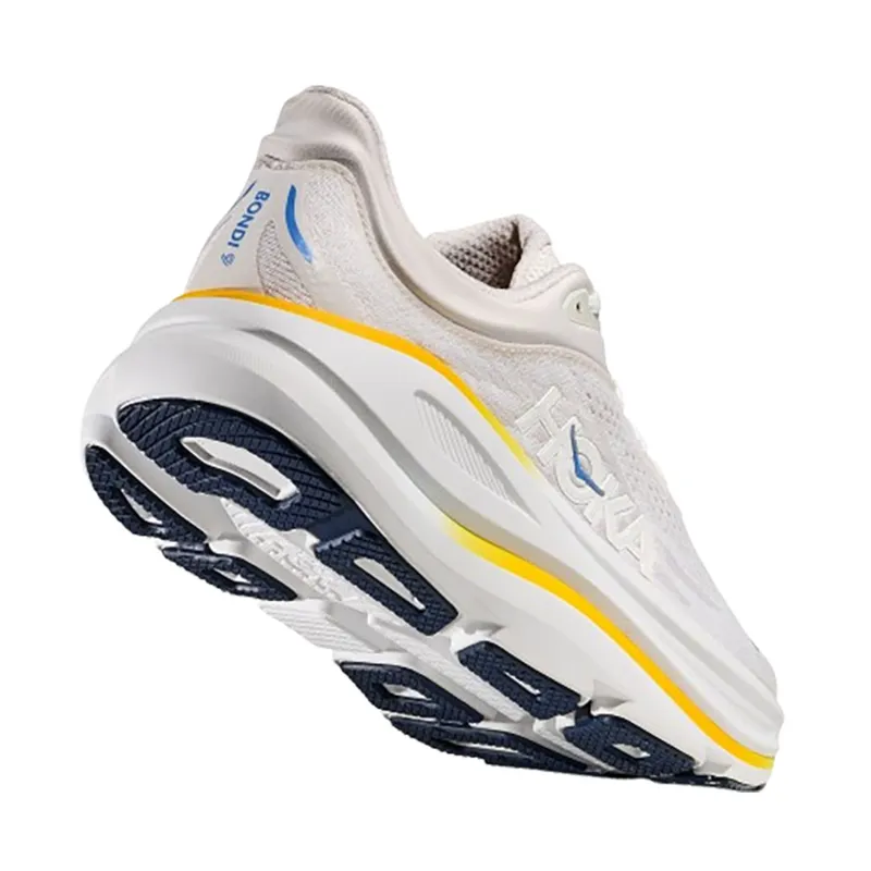 Hoka One One Women's Bondi 9 White/Grout-4