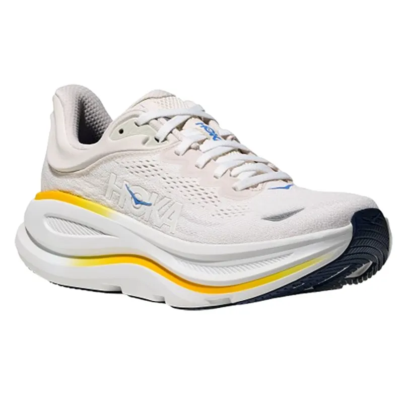 Hoka One One Women's Bondi 9 White/Grout-2