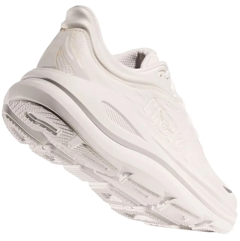 Hoka One One Women's Bondi 9 White/White-4
